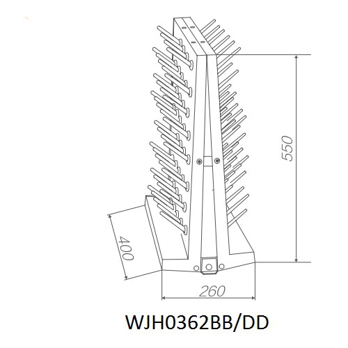 Giá treo ống nghiệm WJH0362BB/DD